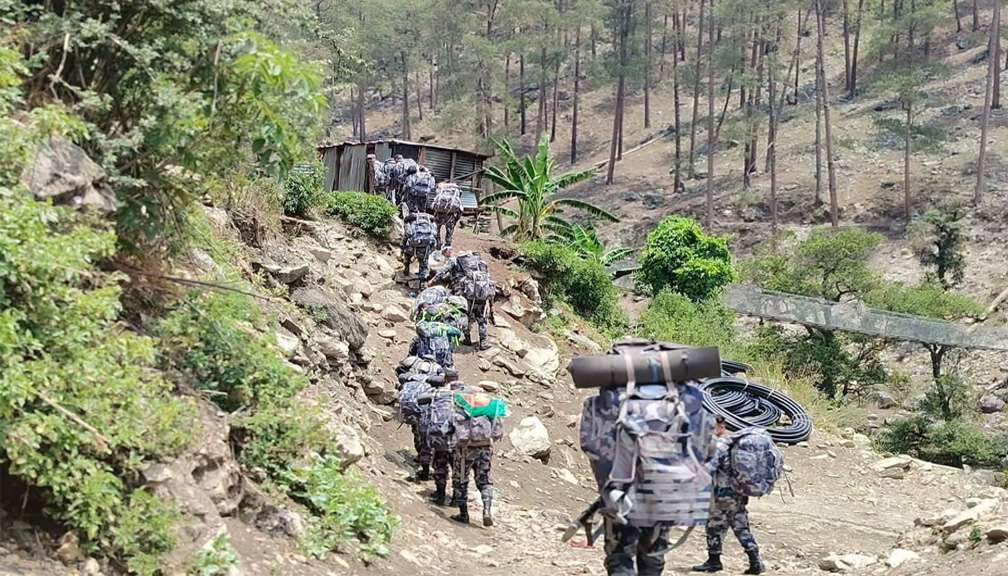 बाजुरा र हुम्लाको सीमा विवाद  क्षेत्र लाम्पाटामा संयुक्त सुरक्षा बेश स्थापना, २८ सुरक्षाकर्मी पुगे
