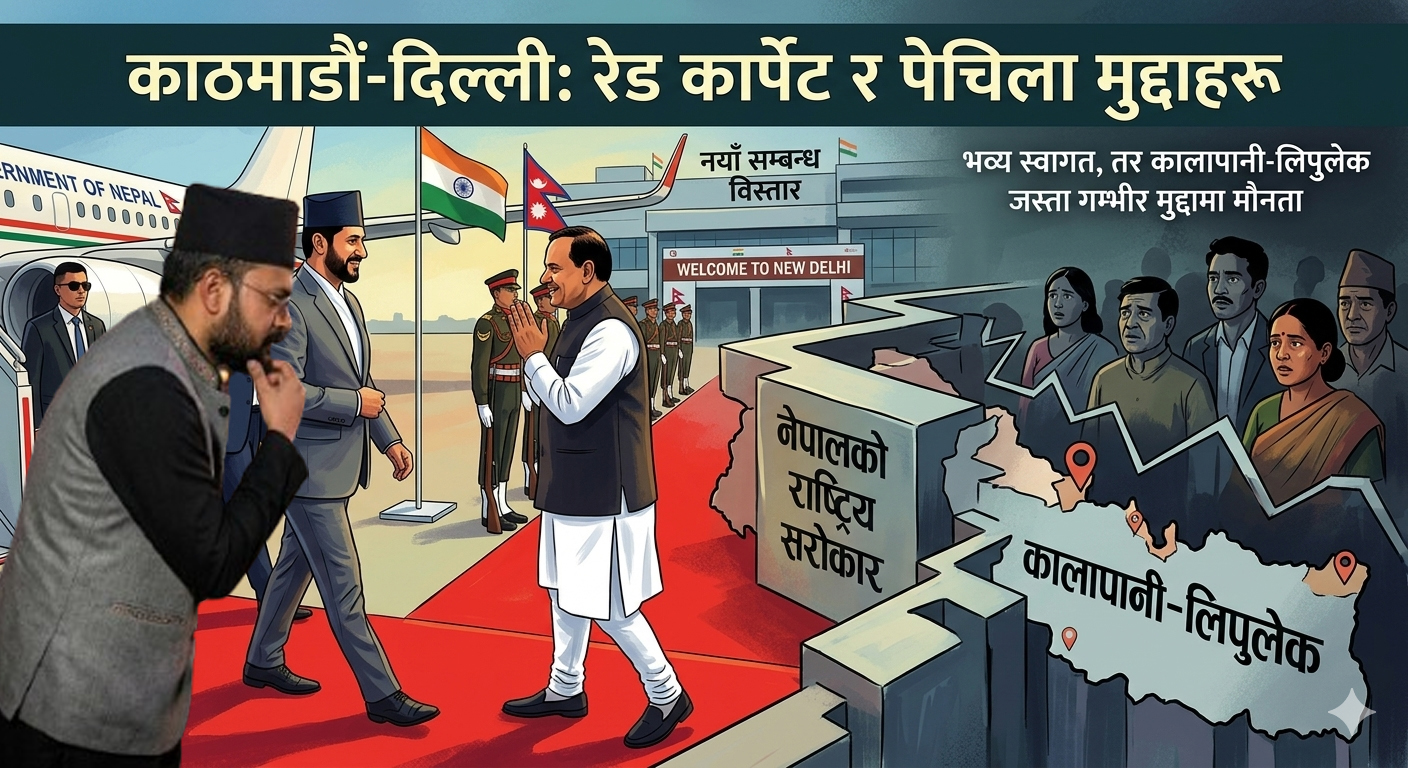 रवि लामिछानेको भारत भ्रमण र ओझेलमा परेको सीमा विवादको एजेन्डा