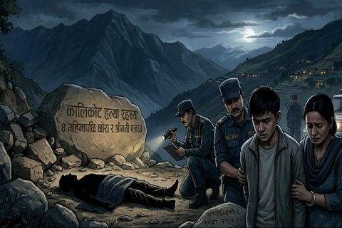छोराको सहयोगमा श्रीमानको हत्या : चार महिनापछि आमाछोरा पक्राउ