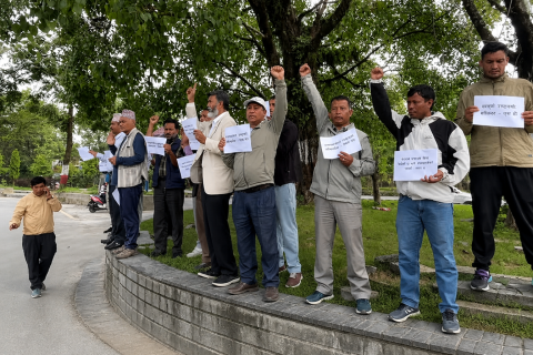 पोखरामा पनि लाग्यो “राष्ट्रघाती सरकार मुर्दाबाद”को नारा (हेर्नुस भिडियो)