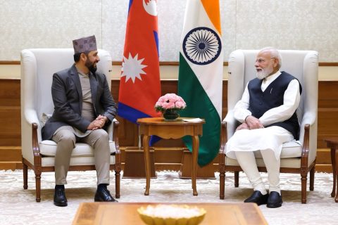 रास्वपा सभापति लामिछानेले भारतीय प्रम मोदी भेटे