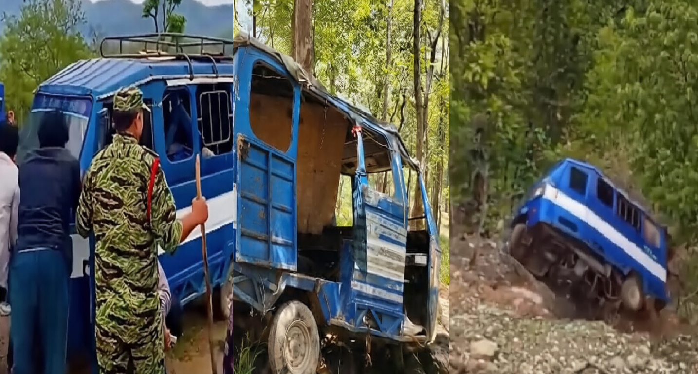 अतिक्रमण हटाउने नाममा भीरबाट टेम्पो पल्टाउने १० जना पक्राउ