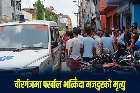 निर्माणाधीन घरको पर्खाल भत्किँदा वीरगञ्जमा एक मजदुरको मृत्यु
