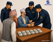 इलामको चुलाचुली गाउँपालिकाका इन्जिनियर खड्का ६ लाख घुससहित झापामा पक्राउ