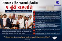 सरकार र मिटरब्याजपीडितबीच भएको ९ बुँदे सहमति : पीडितलाई न्याय दिलाउने आधार कि फेरि अर्को आश्वासन?