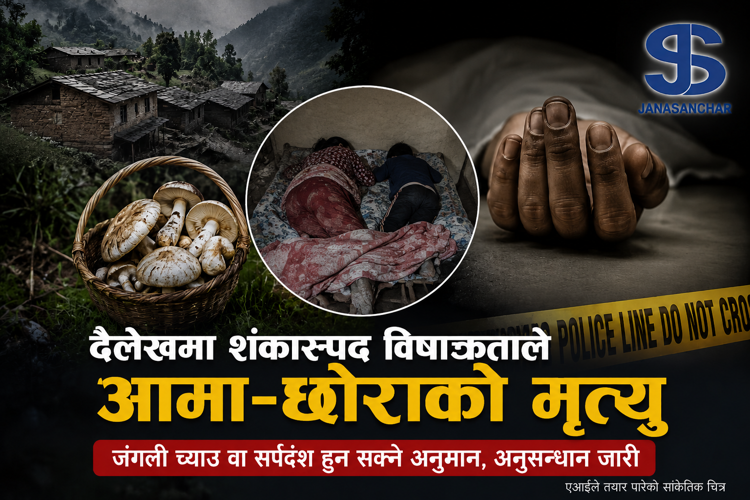 दैलेखमा शंकास्पद विषाक्तताले आमा–छोराको मृत्यु