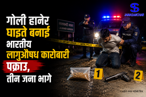 गोली हानेर घाइते बनाई सिराहाबाट भारतीय लागुऔषध कारोबारी पक्राउ, तीन जना भागे