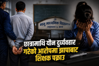 झापामा छात्रामाथि यौन दुर्व्यवहारको आरोप लागेका एक शिक्षक पक्राउ