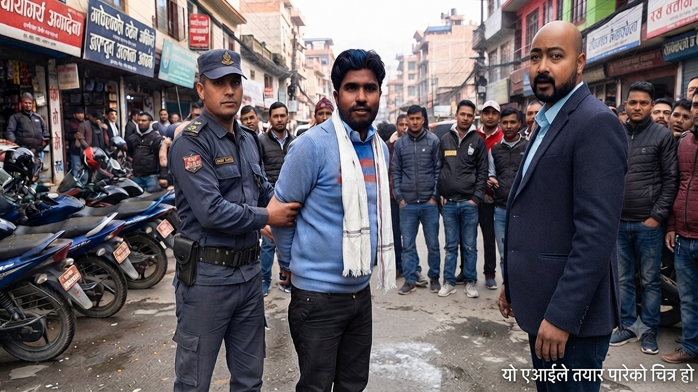 रास्वपा सांसद् अरबिन्द साहको विरोध गरेको आरोपमा युवक पक्राउ