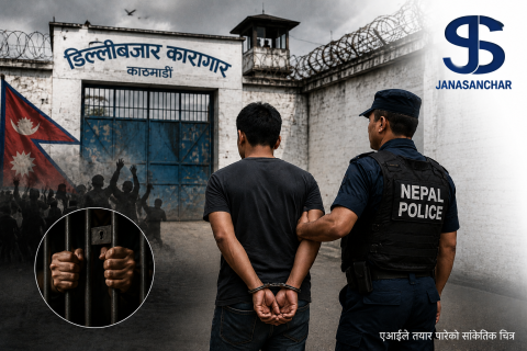 जेन जी आन्दोलनमा डिल्लीबजार कारागारबाट भागेका सहकारी ठगी मुद्दाका कैदी हेटौँडाबाट पक्राउ