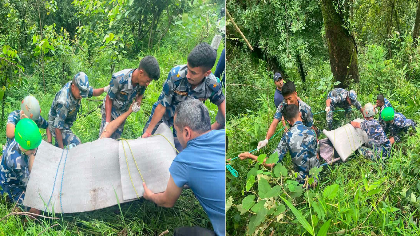 पर्वतमा ट्याक्टर दुर्घटना : दुई जनाको मृत्यु, एक जना घाइते