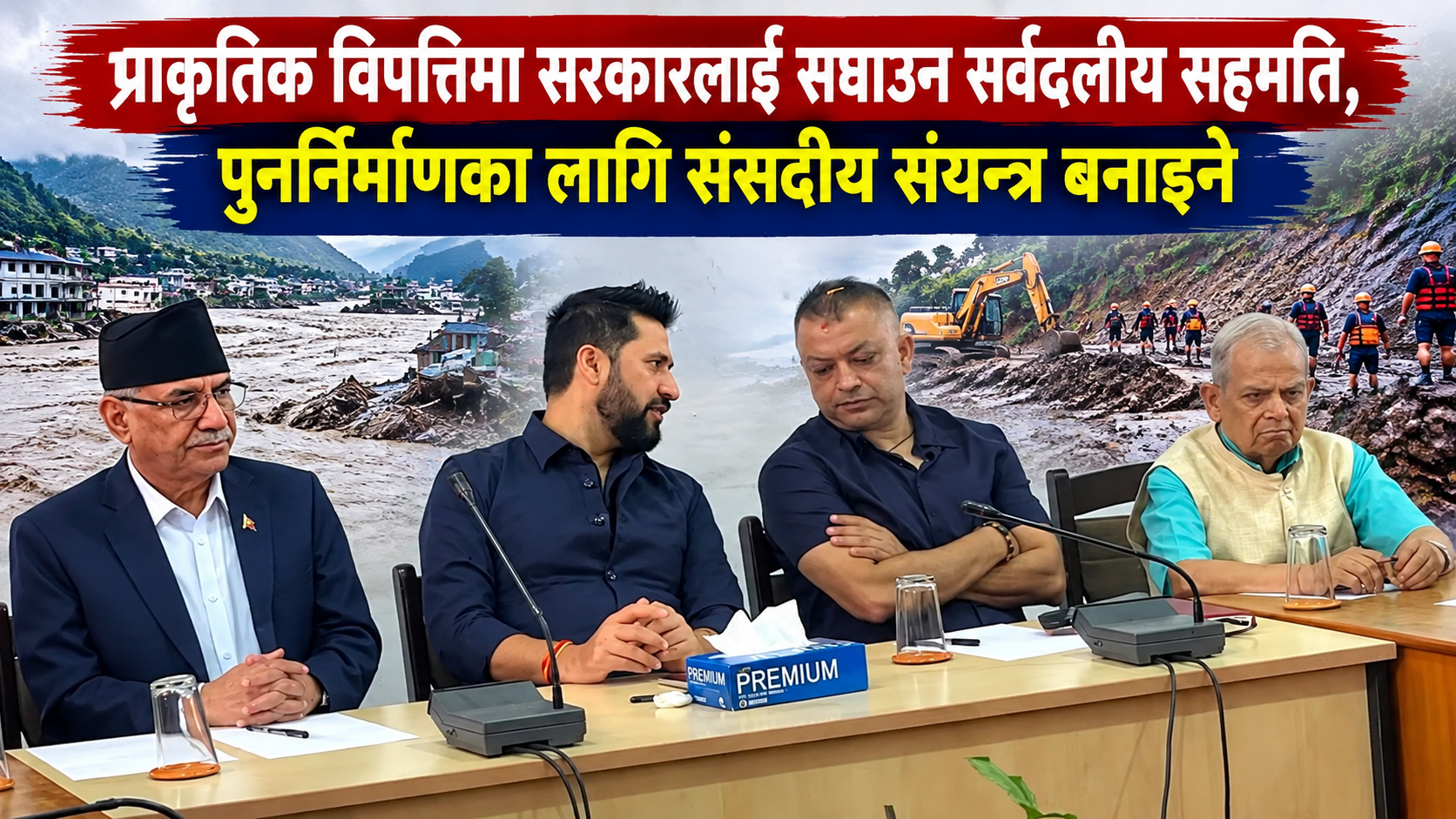प्राकृतिक विपत्तिमा सरकारलाई सघाउन सर्वदलीय सहमति, पुनर्निर्माणका लागि संसदीय संयन्त्र बनाइने