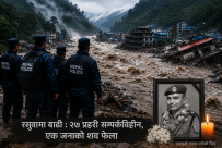 यी हुन्, रसुवा बाढीमा सम्पर्कविहीन २७ जना प्रहरी