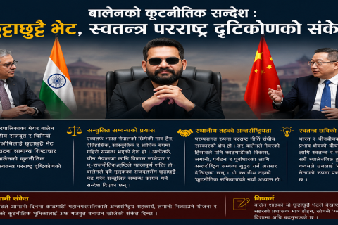 प्रम बालेनको कूटनीतिक ‘टर्न’: भारत र चीनसँग छुट्टाछुट्टै संवादको सन्देश के हो?