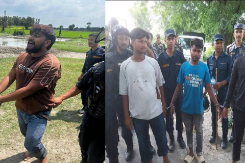 के कप्तानगञ्ज गोलीकाण्डमा संलग्न भएको आशंकामा चार जना पक्राउ परेका हुन् ?