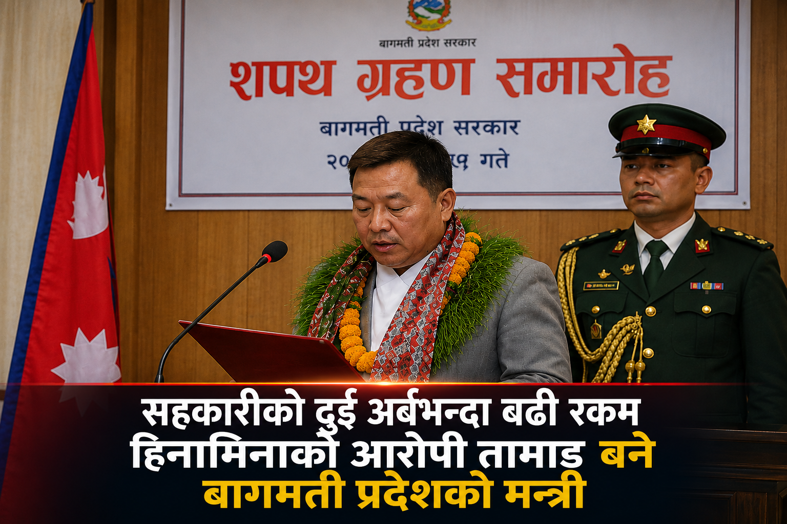 सहकारीको दुई अर्बभन्दा बढी रकम हिनामिनाको आरोपी तामाङ बने बागमती प्रदेशको मन्त्री