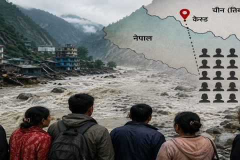 चीनतर्फ बाढीपछि १०४ नेपाली सम्पर्कविहीन, उद्धारका लागि कूटनीतिक पहल तीव्र