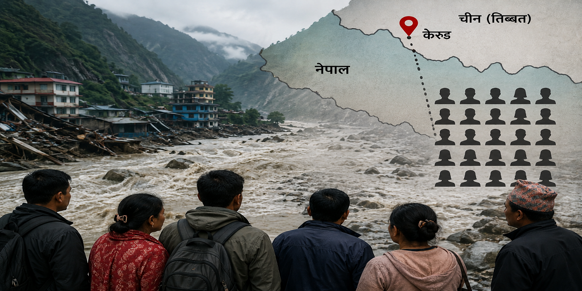 चीनतर्फ बाढीपछि १०४ नेपाली सम्पर्कविहीन, उद्धारका लागि कूटनीतिक पहल तीव्र