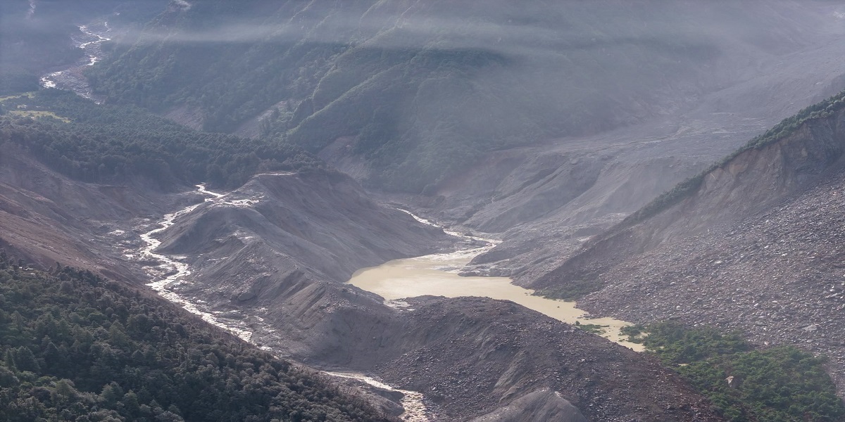 भोटेकोशीमाथि चीनमा बनेको ताल फुट्यो : उद्धार कार्य रोक्न र सतर्कता अपनाउन आग्रह
