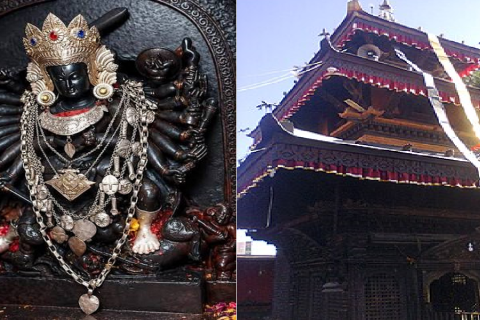 काभ्रेको पलाञ्चोक भगवतीको मूर्तिमा देखियो ‘पसिना’ : अनिष्ट हुने संकेत भएको दाबी
