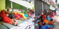 सहकारी तथा लघुवित्तपीडितको पाँच दिनदेखि मानव अधिकार आयोग परिसरमा धर्ना