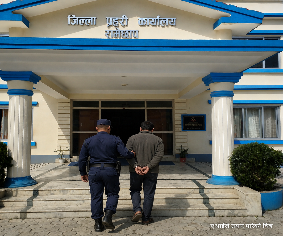 जेन जी आन्दोलनमा पकली प्रहरीको हिरासतबाट भागेका थुनुवा रामेछापमा जबरजस्ती करणी मुद्दामा फेरि पक्राउ