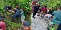 पोखरामा सेती नदीको भिरबाट खसेर अड्किएका युवकको सकुशल उद्धार