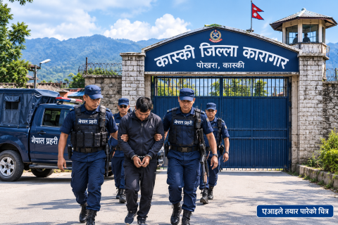 जेन जी आन्दोलनमा कास्की कारागारबाट भागेका युवा ठिक एक वर्षपछि फेरि पक्राउ
