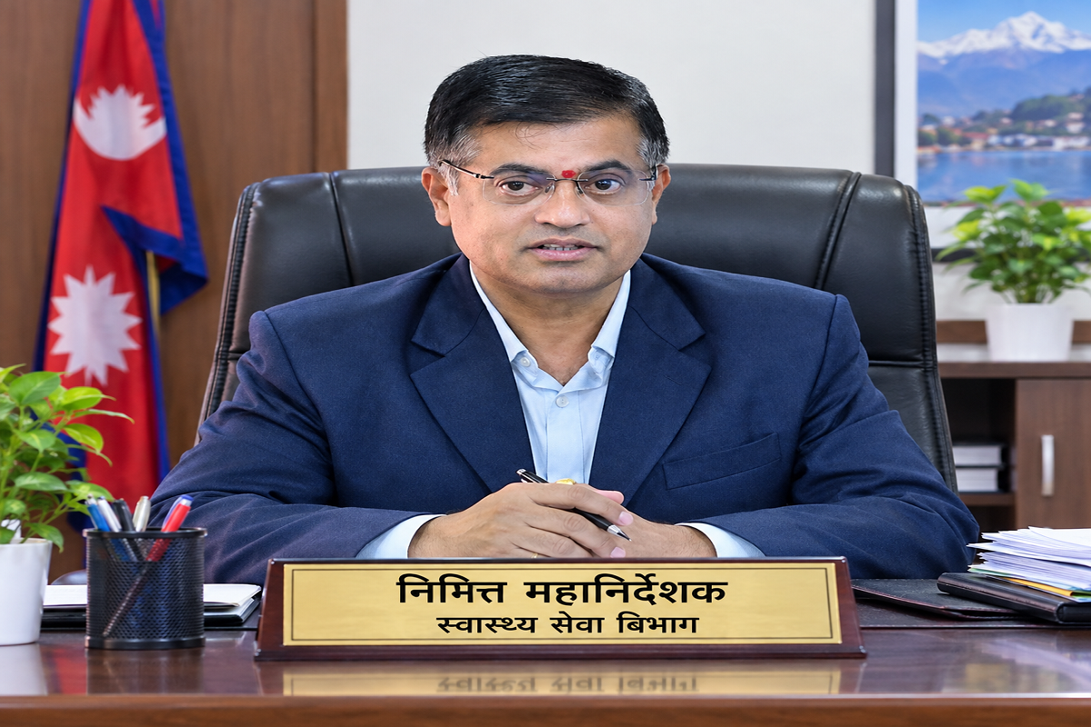 पोखराका डा. पौडेलले स्वास्थ्य सेवा विभागको निमित्त महानिर्देशकको जिम्मेवारी सम्हाले