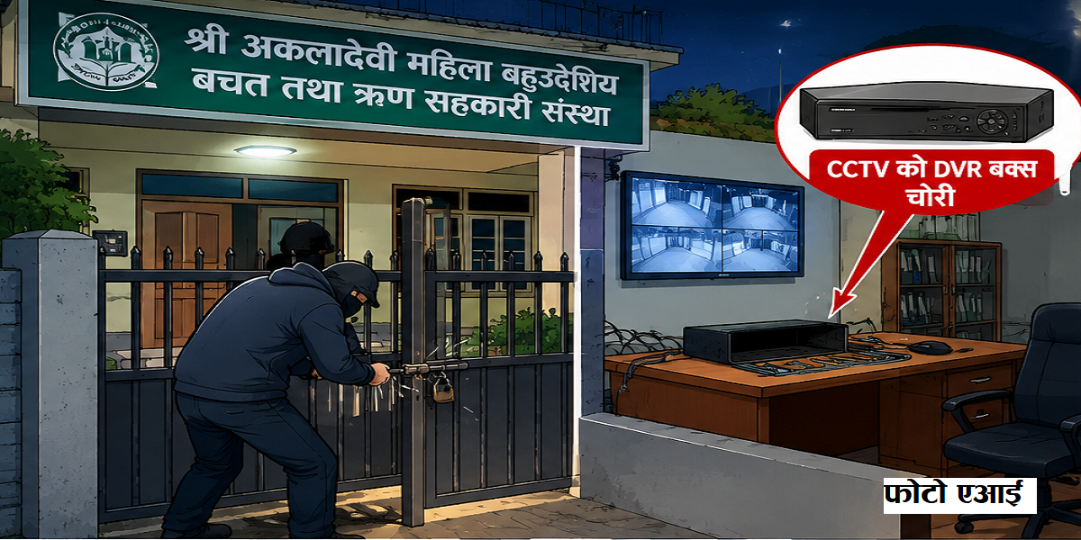 पोखराको अकलादेवी सहकारीको ताला फोडेर सीसीटीभीको डीभीआर चोरी