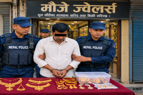 चोरीका गरगहना खरिद गरेको आरोपमा सर्लाहीबाट ज्वेलर्स सञ्चालक पक्राउ