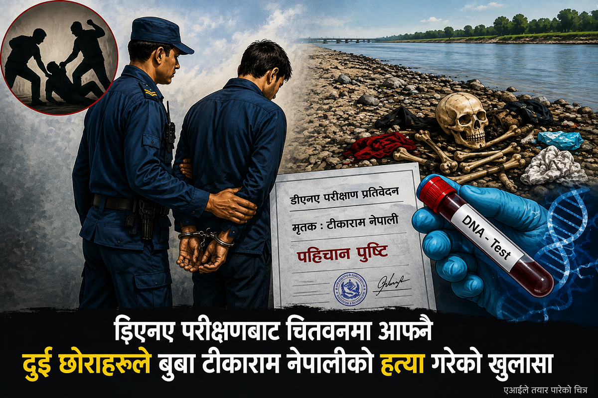 डिएनए परीक्षणबाट टीकाराम नेपालीको पहिचान, हत्यामा आफ्नै दुई छोरा संलग्न रहेको खुलासा