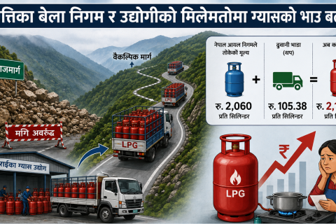 विपत्तिका बेला निगम र उद्योगीको मिलेमतोमा ग्यासको भाउ बढाइयो