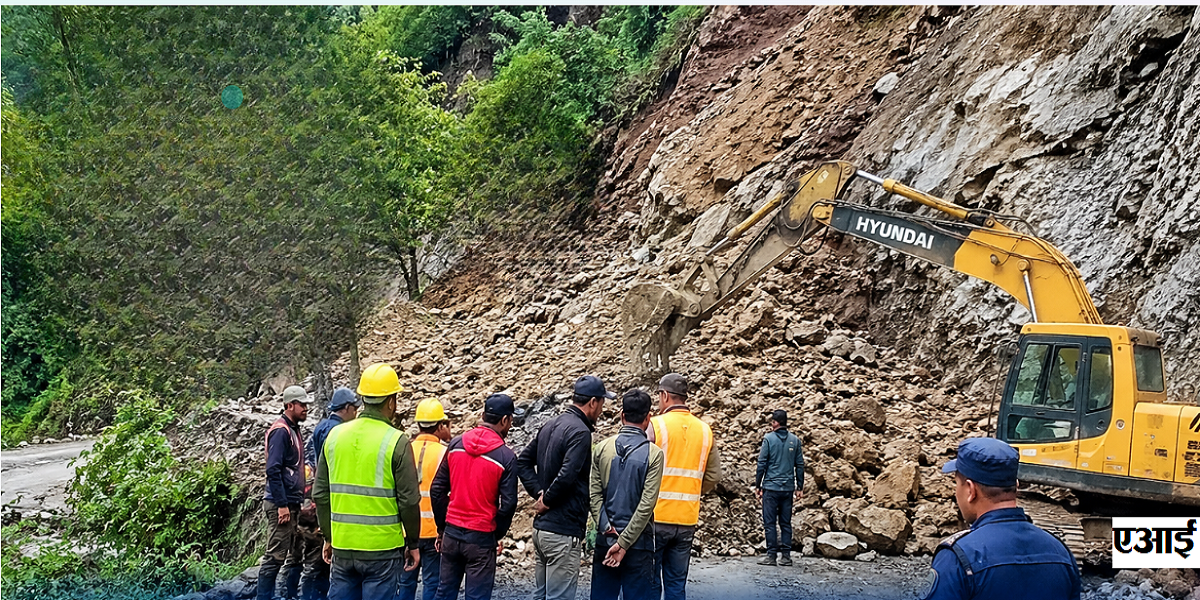 कास्कीको माछापुच्छ्रेमा हाइड्रोपावरको सडक खन्ने क्रममा पहिरो खस्दा दुई जना मजदुर घाइते
