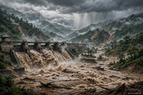भारी वर्षाको पूर्वानुमानपछि गण्डकी बेसिनका जलविद्युत आयोजनामा “हाइ अलर्ट”