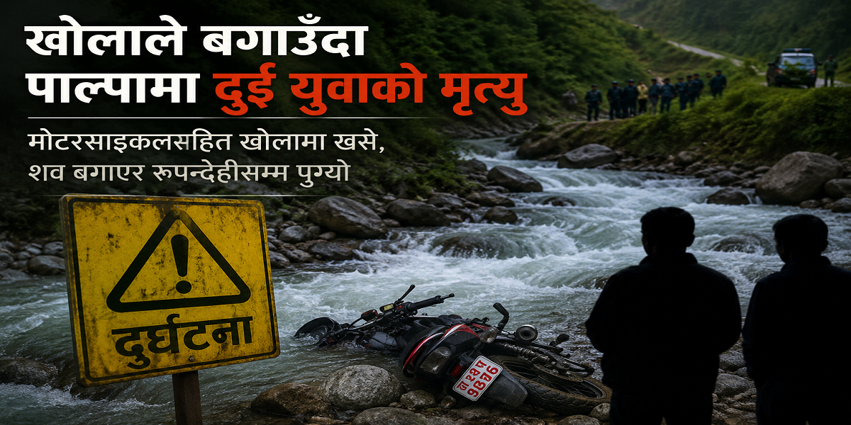पाल्पामा खोलाले बगाउँदा दुई युवाको मृत्यु