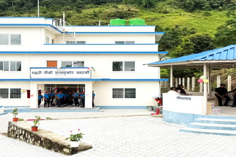 दुई करोड ४० लाख रुपियाँमा बन्यो पोखराको सराङकोटमा प्रहरी चौकी भवन