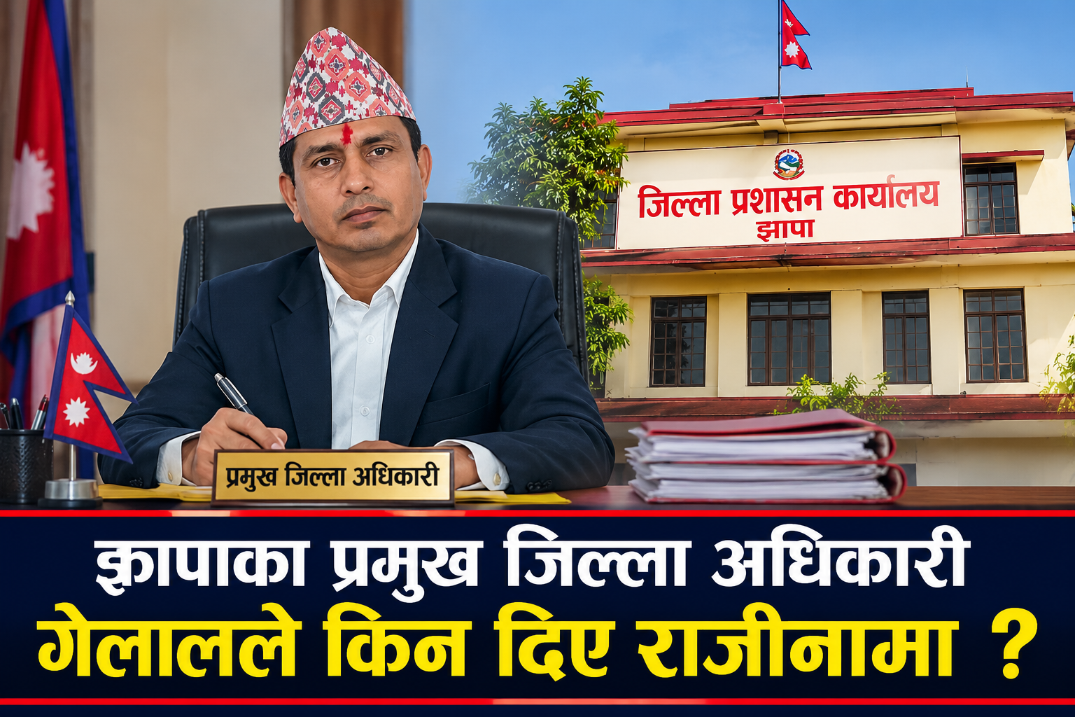 झापाका प्रमुख जिल्ला अधिकारी गेलालले किन दिए राजीनामा ?