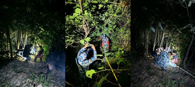 काभ्रेको सेल्फीडाँडाबाट गएराती माइक्रोबस खस्यो : चालकसहित तीन जना घाइते