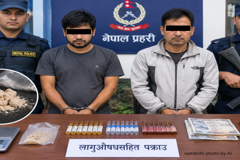 पोखरामा ब्राउनसुगरसहित दुई जना पक्राउ