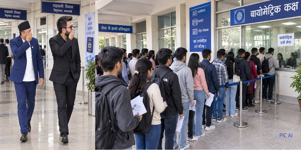 ई–पासपोर्ट भुक्तानी विवाद : सर्भरमा समस्याले सेवा प्रभावित