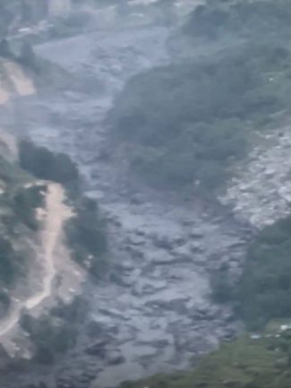 गोरखाको बूढीगण्डकीमा एकाबिहानै ठूलो बाढी, नदी किनारका बासिन्दा भागाभाग