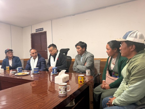 कोरला नाका सञ्चालनबारे स्थलगत अवस्था बुझ्न चिनियाँ राजदूत लोमान्थाङमा