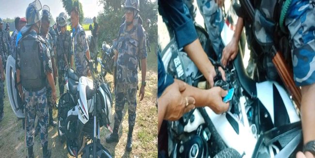 सुनसरीमा मोटरसाइकलसहित प्रतिबन्धित लागुऔषध बरामद — अनुसन्धान जारी