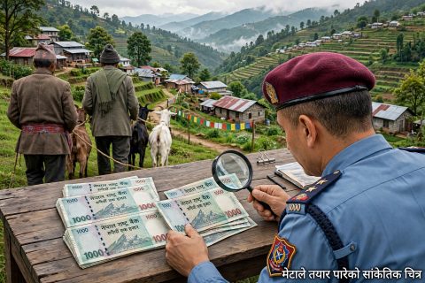 बोका किन्ने क्रममा नक्कली नोट दिएको आरोपमा ओखलढुङ्गाबाट दुई जना पक्राउ