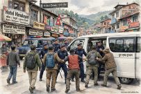 पोखरामा पर्यटकलाई दुःख हैरानी दिने पांचजना प्रहरी नियन्त्रणमा