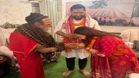 रबि लामिछानेले भारतमा कालीबाबा भेटे