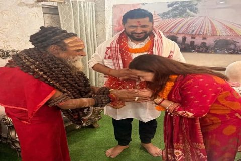 रबि लामिछानेले भारतमा कालीबाबा भेटे