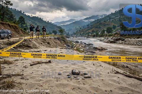 त्रिशूली किनारमा भेटिएको शंकास्पद वस्तु पड्किँदा दाजुभाइ घाइते