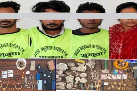 सांसद थपलियाको डेराकोठा चोरी गर्ने समुहका साथमा यति धेरै बहुमूल्य धातु तथा गरगहनाहरु बरामद